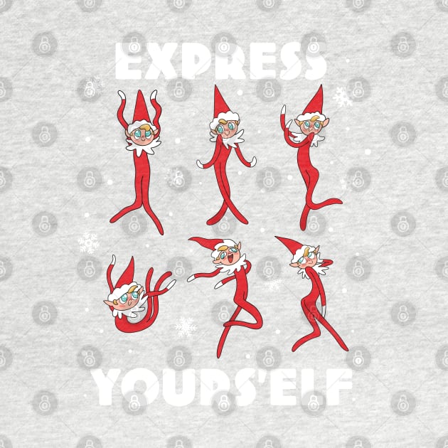 Floopy Dancing Christmas Elf - Express Yours'elf by CTKR Studio